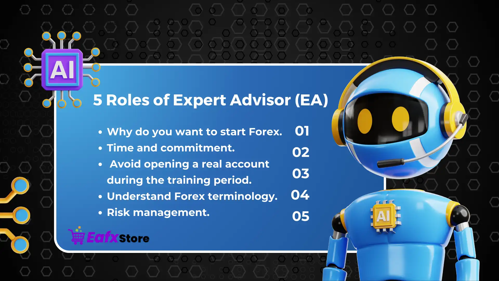 5 Roles of Expert Advisor (EA)