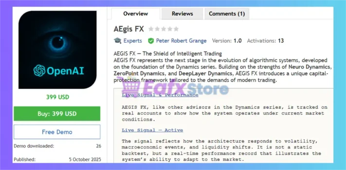 AEgis FX EA MT5 Review