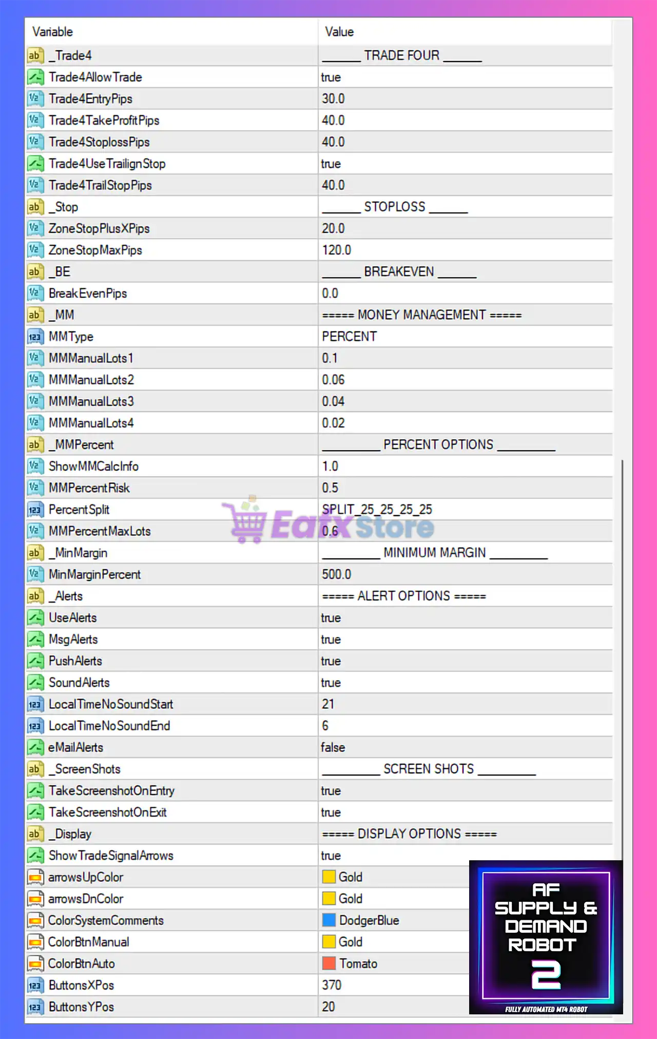AF Supply and Demand 2.0 MT4 Settings Review & Full Analysis 4