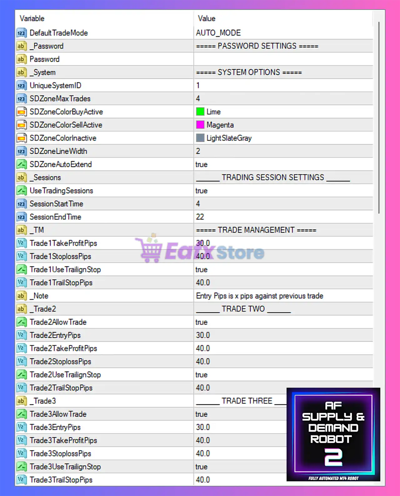 AF Supply and Demand 2.0 MT4 Settings Review & Full Analysis 3