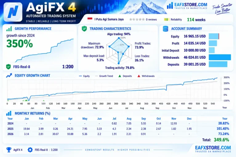 AGI FX V2 MT5 Signal Results