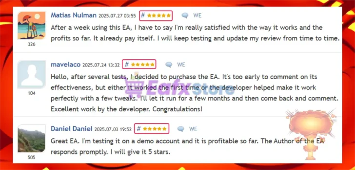 AI Gold Rebellion EA is rated 5 stars by users