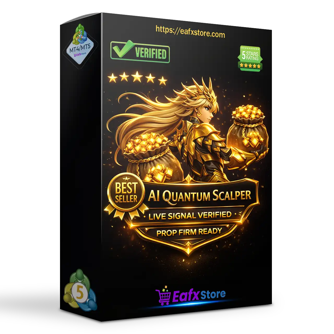 AI Quantum Scalper EA MT5 + Sets (Latest version) – GroupBuy