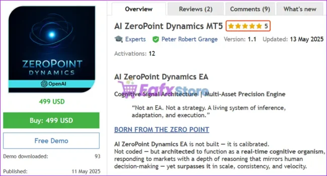 AI ZeroPoint Dynamics MT5 Overview