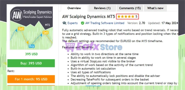 AW Scalping Dynamics MT5 Review