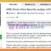 AXEL Forex Ultra Security AUDJPY MT5 Overview