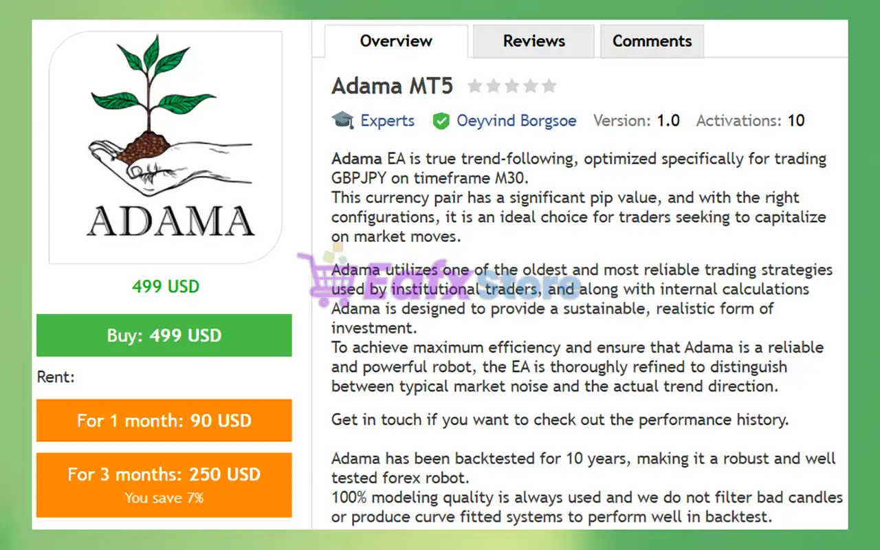 Adama MT5 (Latest version) – GroupBuy 2 Adama MT5 Overview