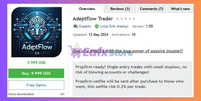 Adeptflow Trader EA MT4 Review