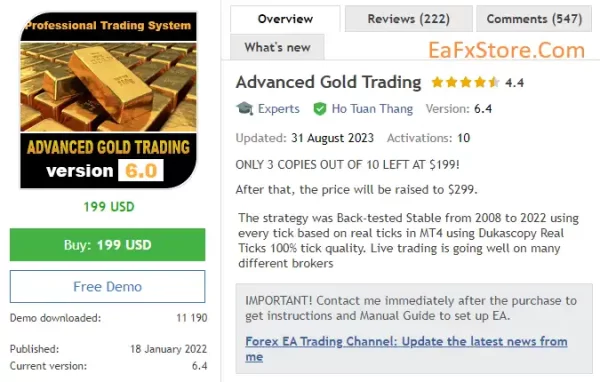 Advanced Gold Trading MT4 Features