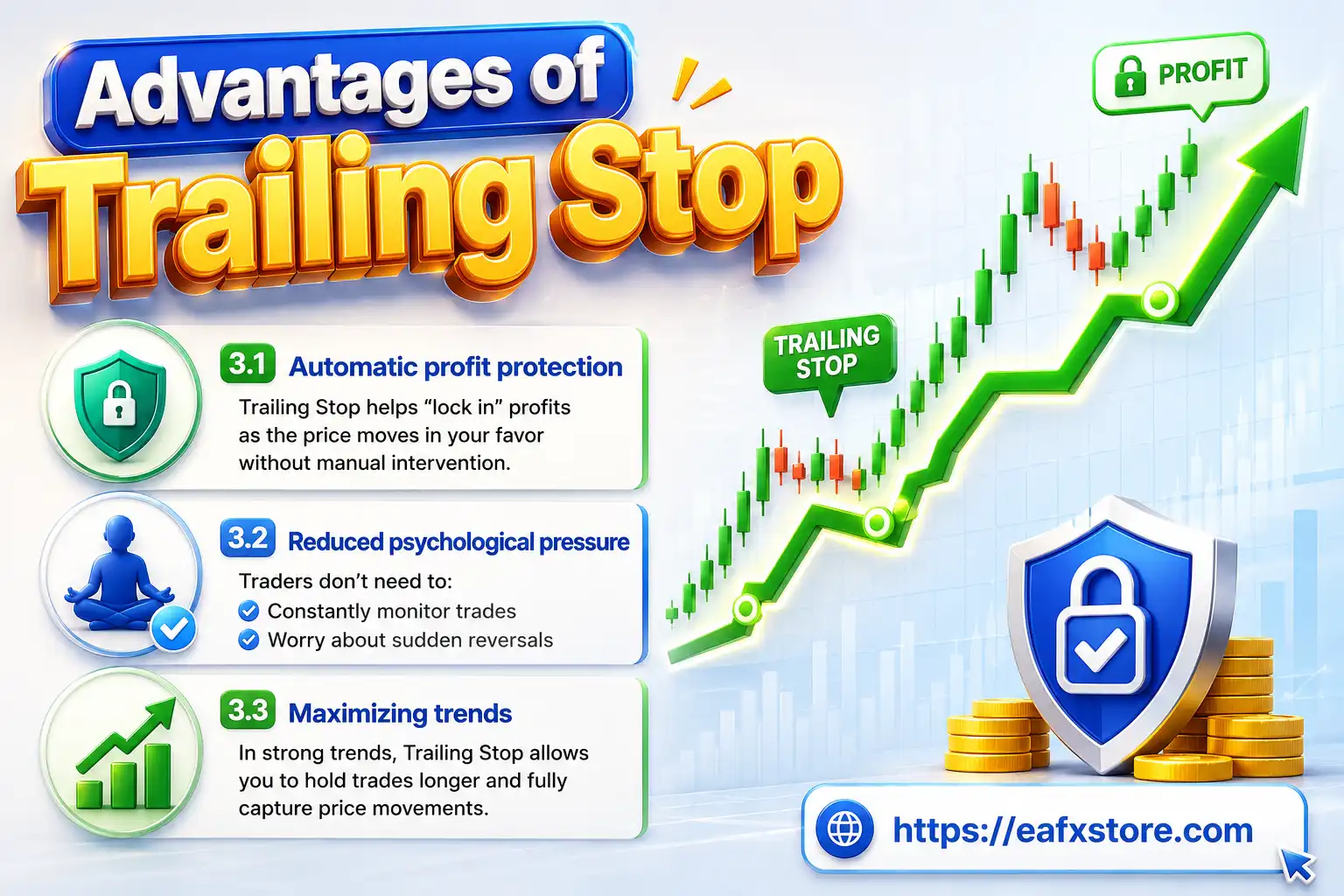 Advantages of Trailing Stop