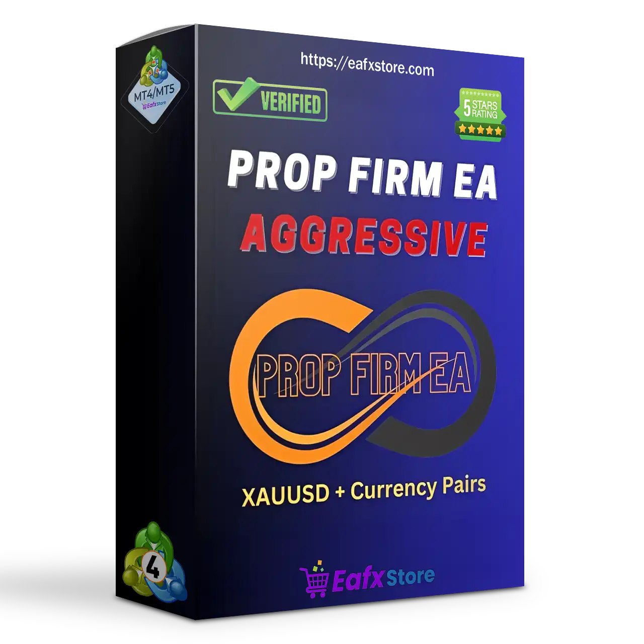 Aggressive Prop Firm EA MT4 with SetFiles (Unlimited)