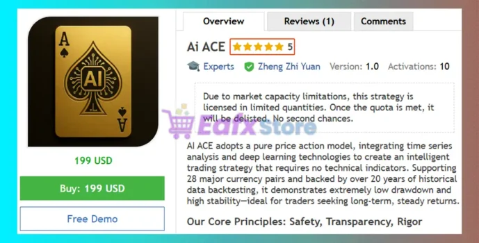 Ai ACE EA MT5 Review