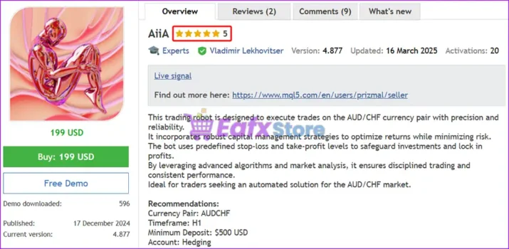 AiiA EA MT5 Overview