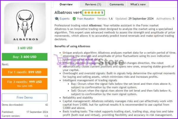 Albatross ver4 EA Overview