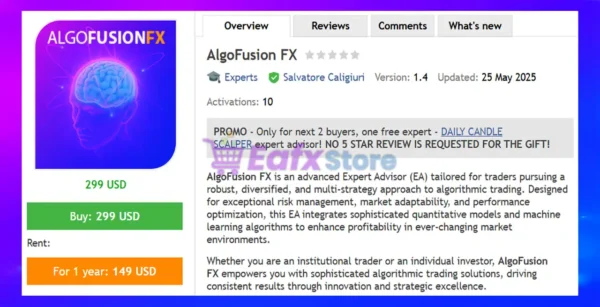 AlgoFusion FX EA Overview