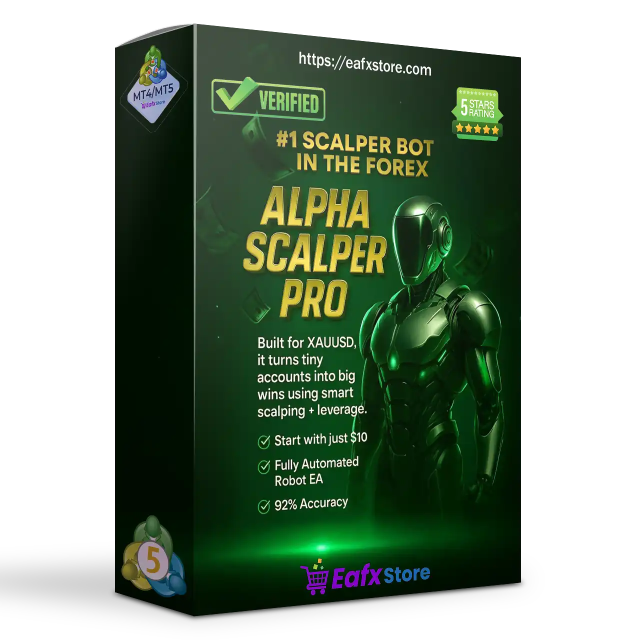 Alpha Scalper Pro EA MT5 v1.0 (Original version)