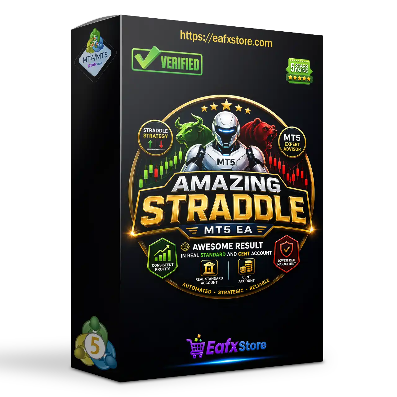 Amazing Straddle EA for XAUUSD MT5