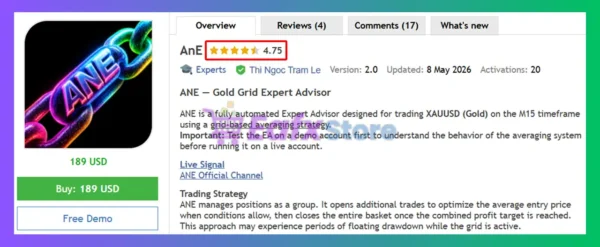 AnE EA MT5 Review