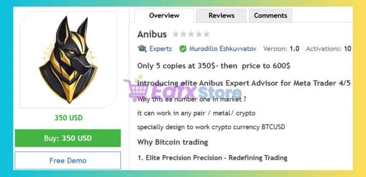 Anibus EA MT4 Review