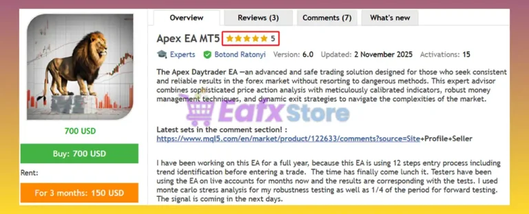 Apex EA MT5 Review