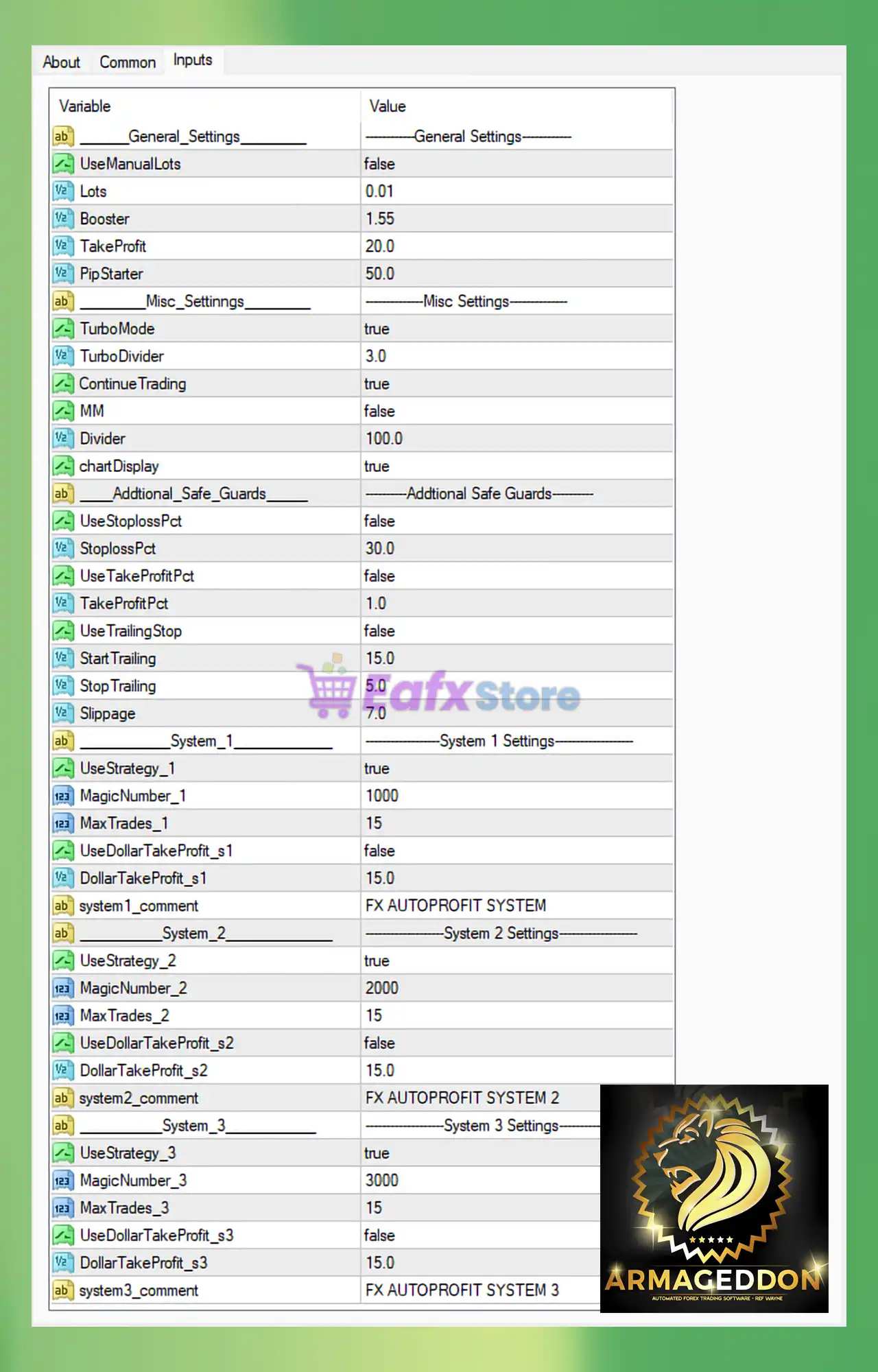 Armageddon EA MT4 Settings Review & Full Analysis 3