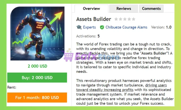 Assets Builder EA MT4 Review