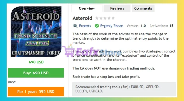 Asteroid EA MT4 Review