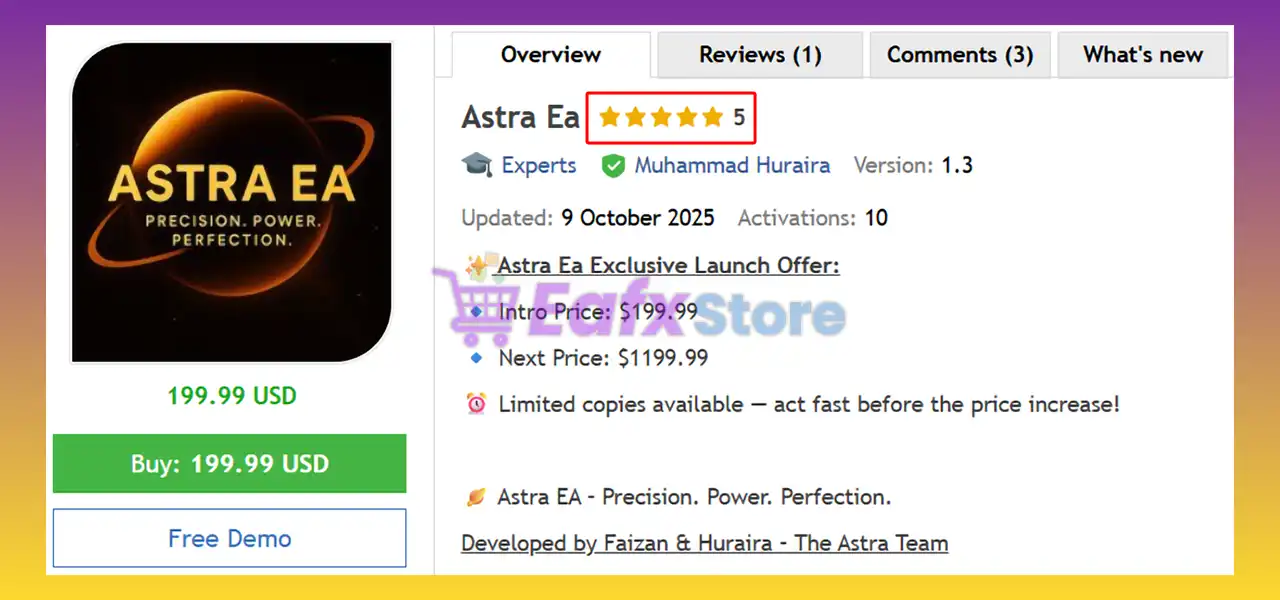 Astra Ea MT5 (Latest version) – GroupBuy 2 Astra Ea MT5 Review