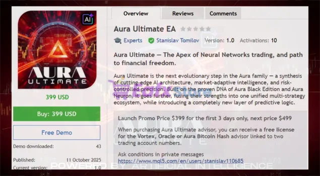Aura Ultimate EA MT5 Overview