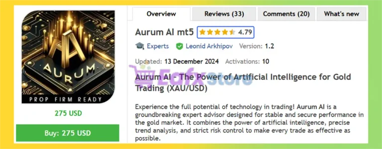 Aurum AI MT5 Overview
