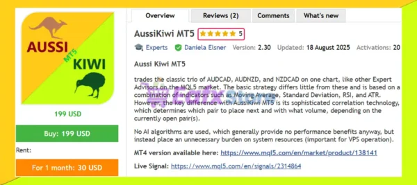 AussiKiwi MT5 Overview