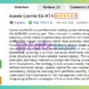 Aussie Loonie EA MT5 Review