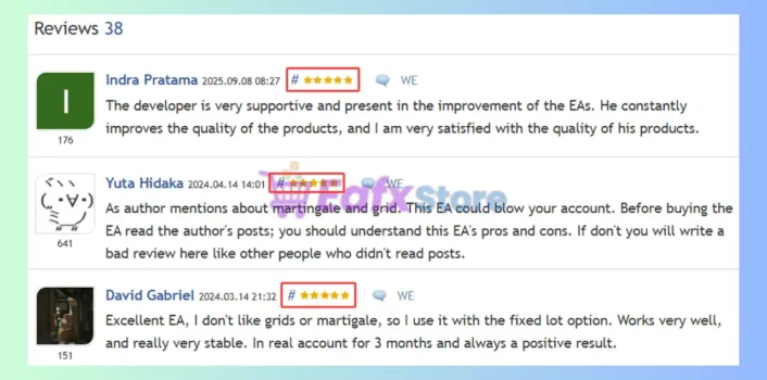 Aussie Victor MT5 5 star rating