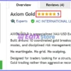 Axiom Gold EA MT5 Review