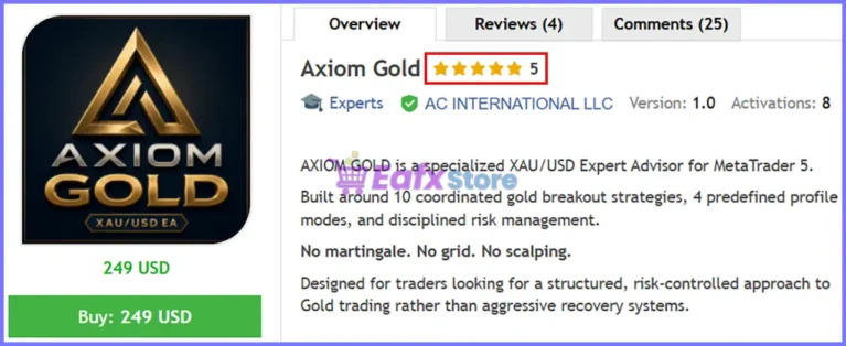 Axiom Gold EA MT5 Review