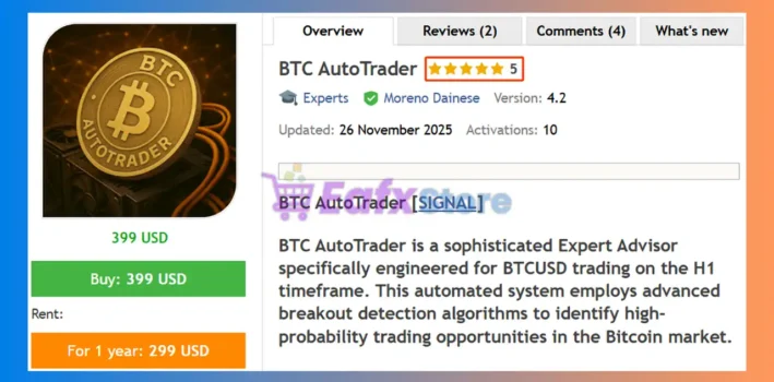 BTC AutoTrader EA MT5 Review