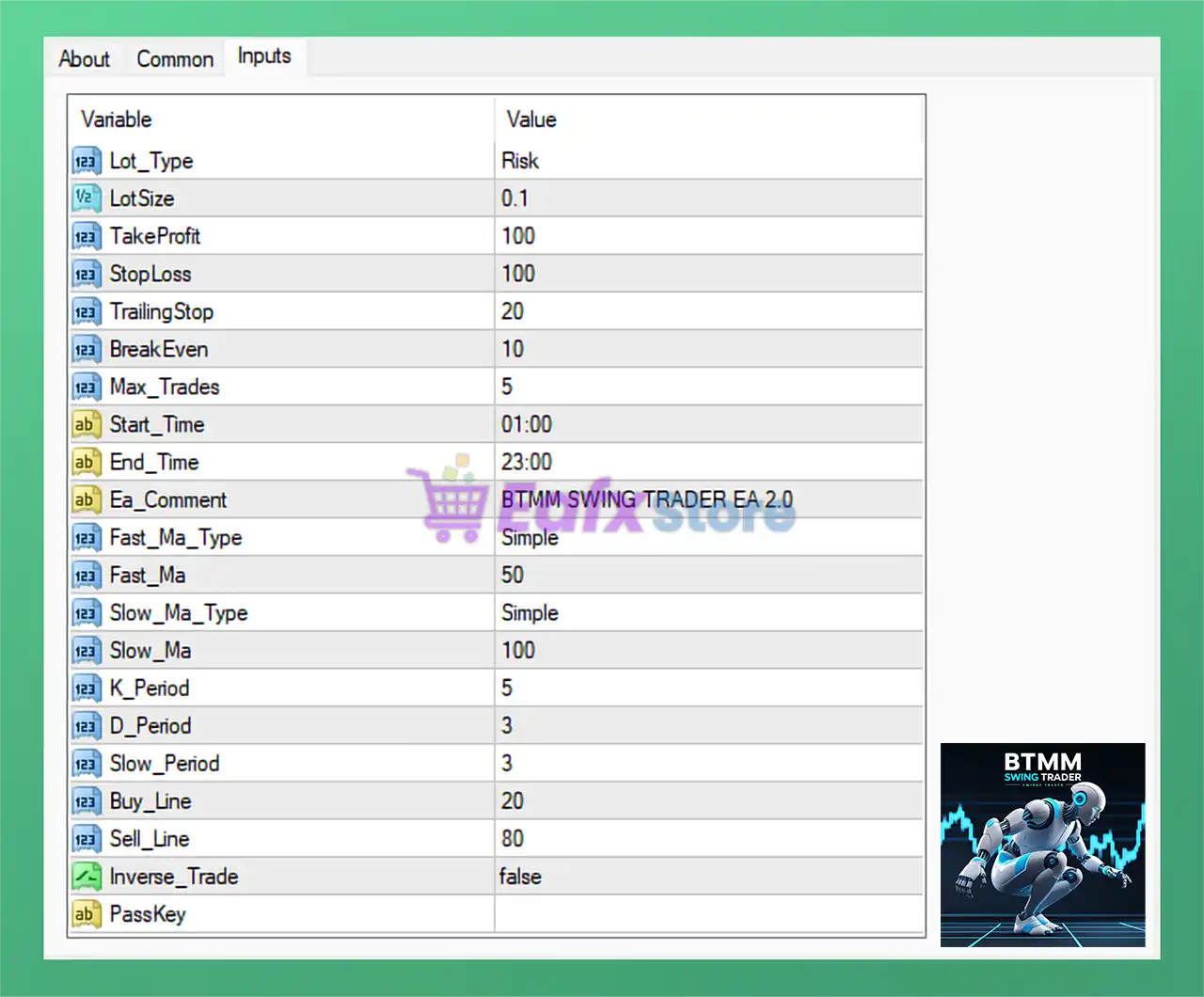BTMM Swing Trader EA MT4 – Full Settings 3