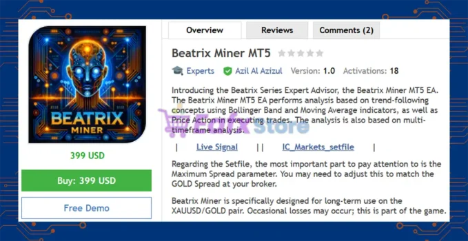 Beatrix Miner MT5 Review