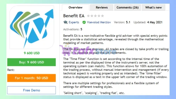 BenefitEA MT4 Review