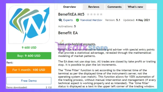 BenefitEA MT5 Review