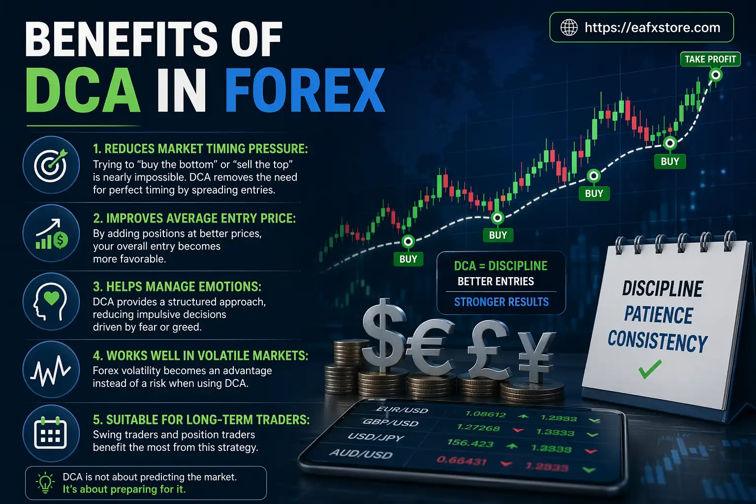 Benefits of DCA in Forex