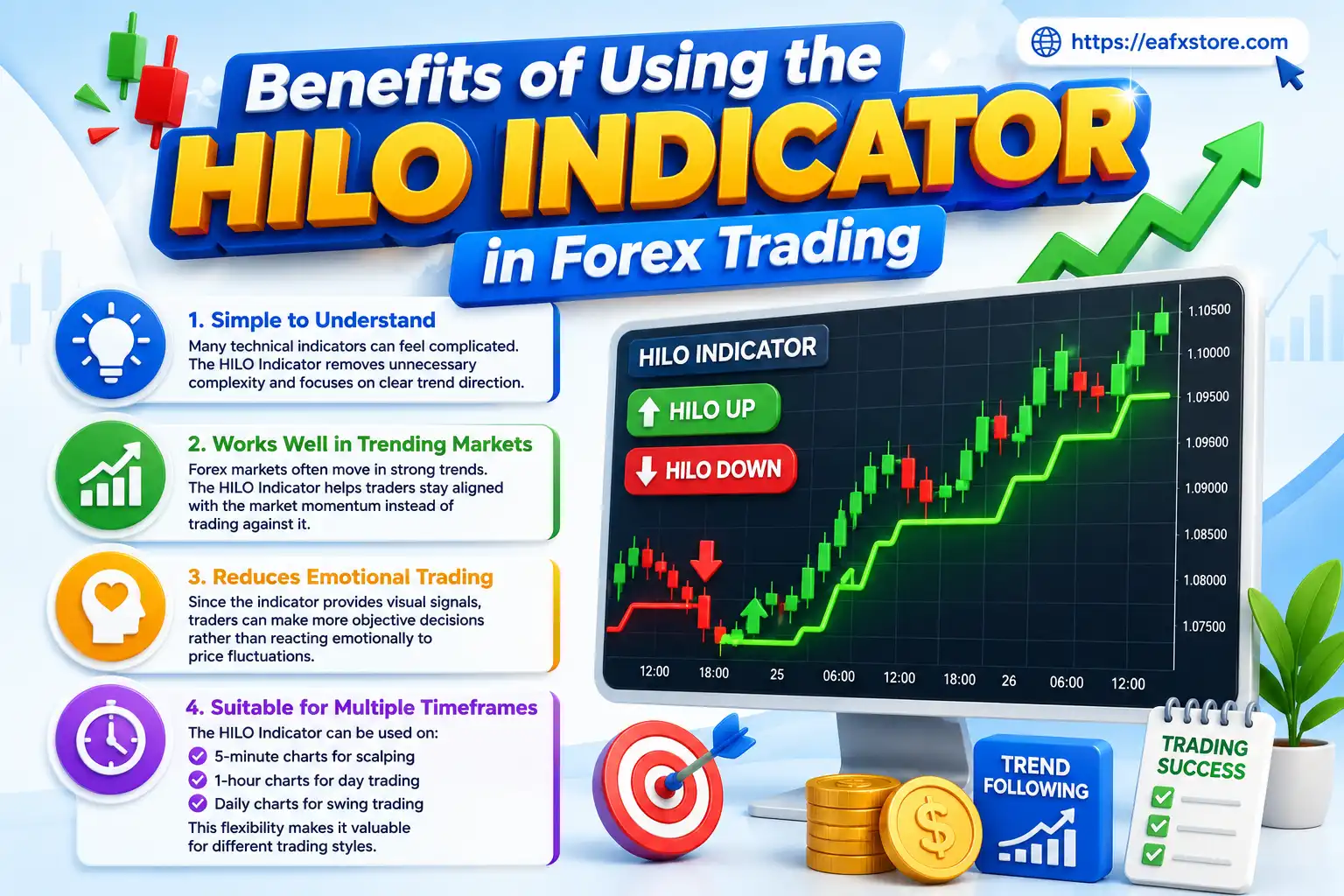 Benefits of Using the HILO Indicator in Forex Trading