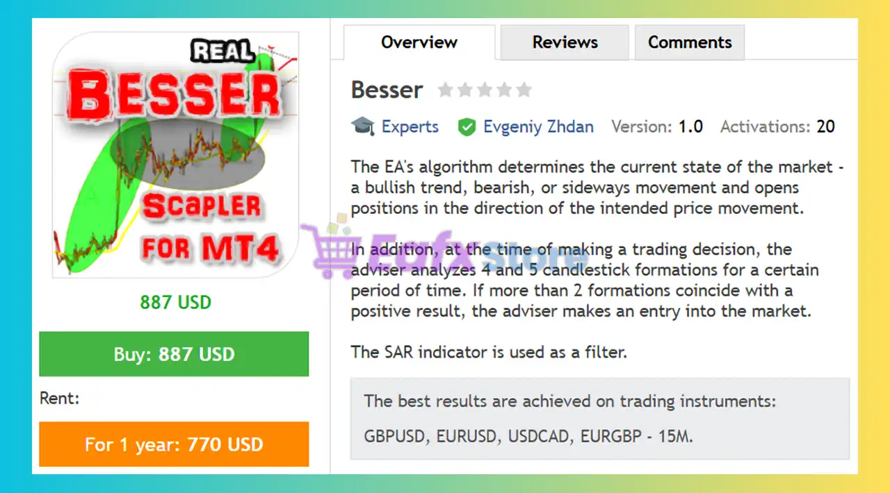 Besser EA MT4 (Latest version) - Unlimited 2 Besser EA MT4 Review