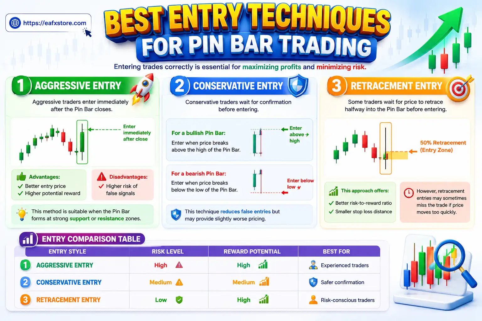 Best Entry Techniques for Pin Bar Trading