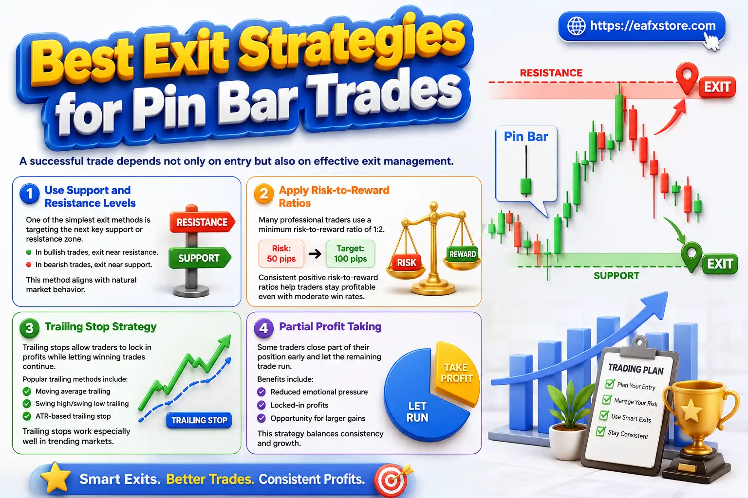 Best Exit Strategies for Pin Bar Trades