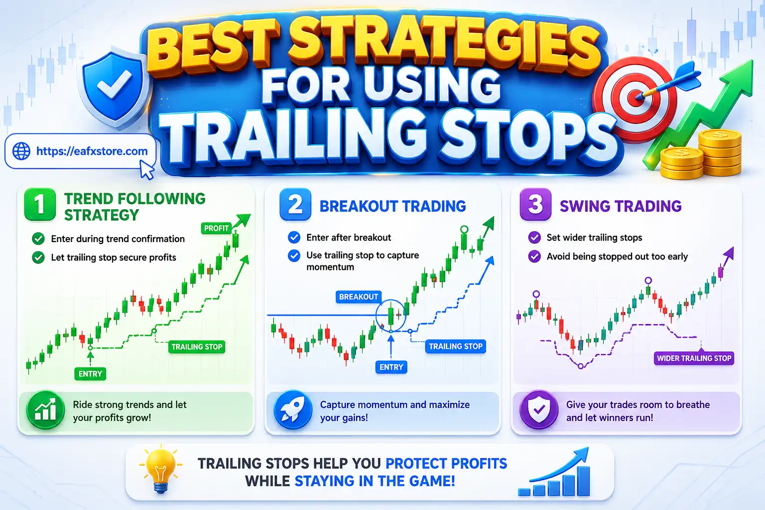 Best Strategies for Using Trailing Stops