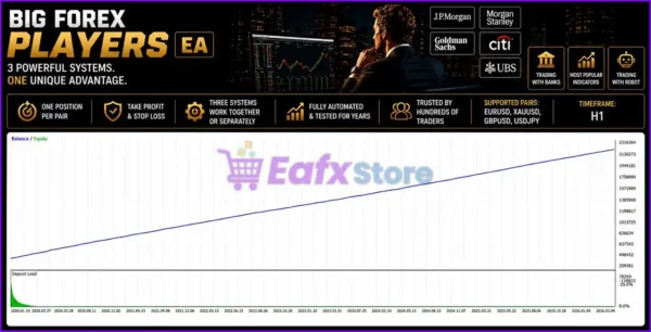 Big Forex Players MT5 Backtest Trading Results