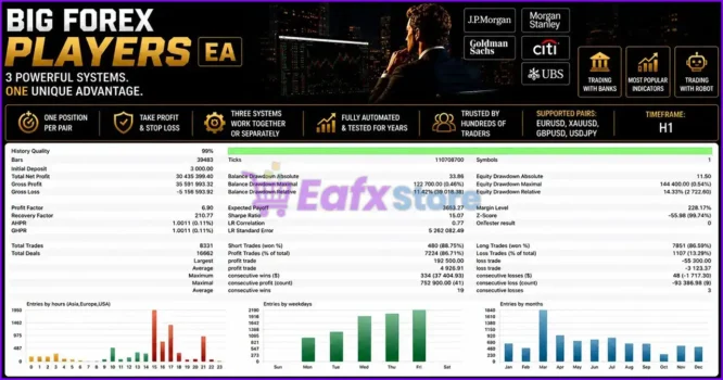 Big Forex Players MT5 trading results