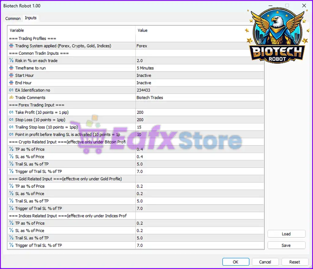 Biotech Robot MT5 – Full Parameter Breakdown & Expert Analysis 3