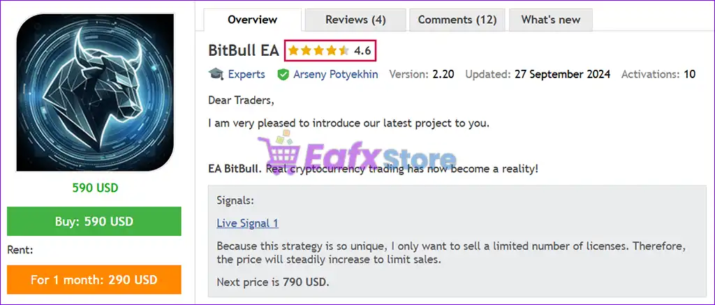 BitBull EA Overview